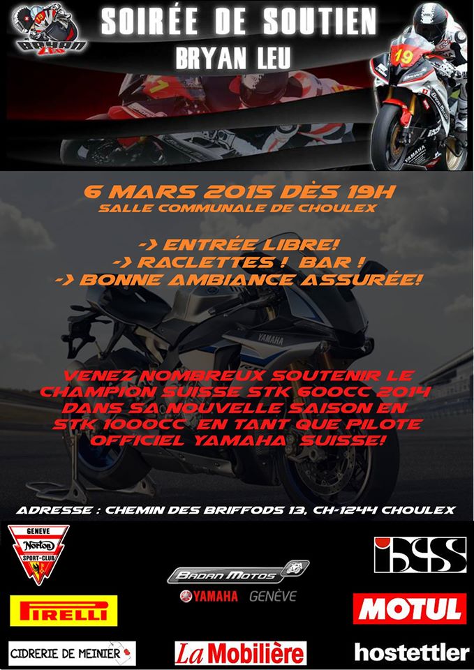 Flyer soiréée soutien 2015